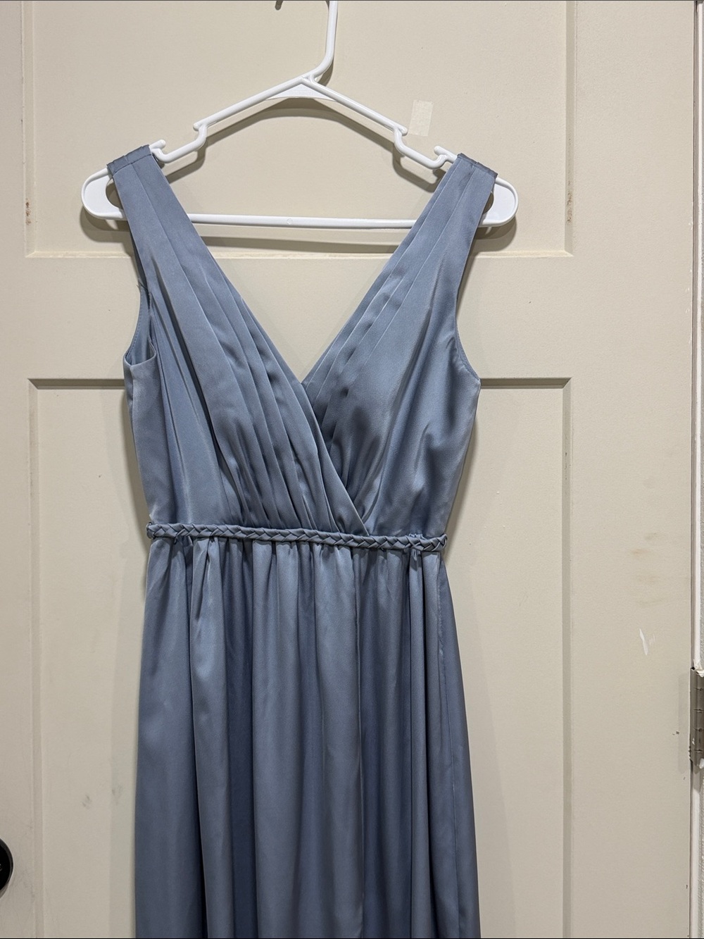 Azazie Soft Dusty Blue Formal Dress